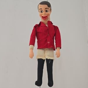 Vintage Howdy Doody Red and Black Puppet Doll